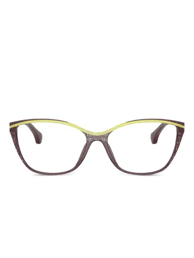 Alain Mikli Cat-eye Glasses In Brown