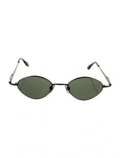 Pre-owned Alain Mikli Cat-eye Tinted Sunglasses In Black