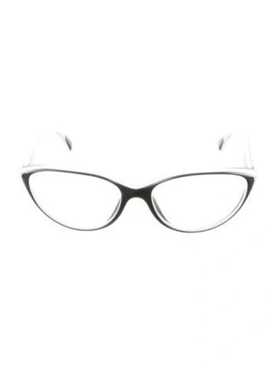 Pre-owned Alain Mikli Cat-eye Tinted Sunglasses In Black