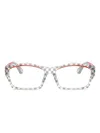 Alain Mikli Check-pattern Glasses In Gray