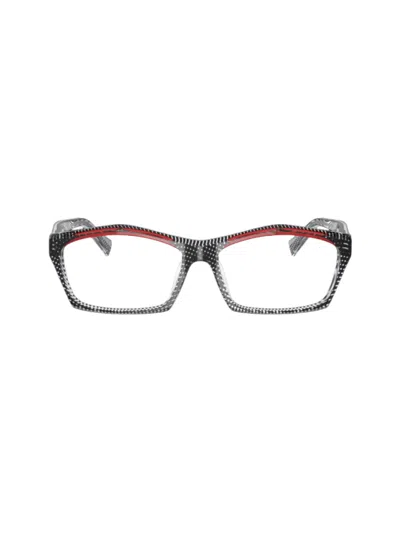Alain Mikli Erwan - 3127 - Crystal Black/ Red Glasses