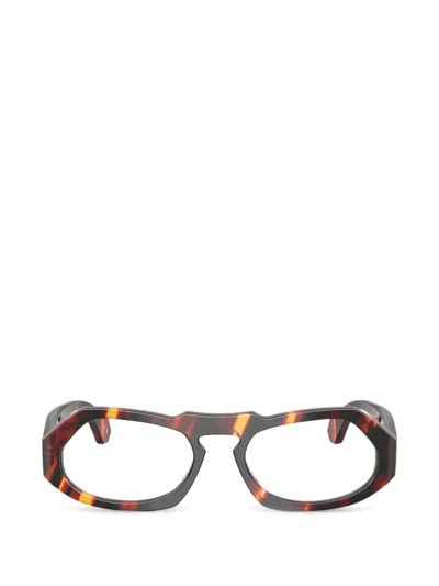 Alain Mikli Geometric-frame Glasses In Brown