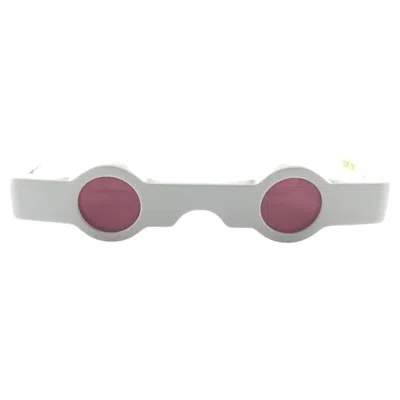 Pre-owned Alain Mikli New Vintage  Am 89 0155 102 White Ultra Rare 1988 Sunglasses France