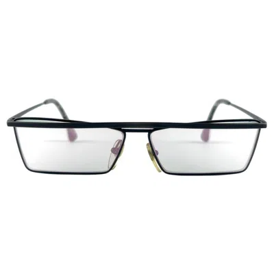 Pre-owned Alain Mikli New Vintage  Black Matte 623 Made In France Sunglasses 1980's