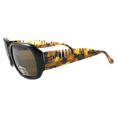 Pre-owned Alain Mikli New Vintage  For Barbie Black & Tortoise 405 France Sunglasses 1980's
