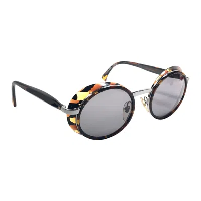 Pre-owned Alain Mikli New Vintage Rare  3124 Tortoise & Black France Sunglasses 1990