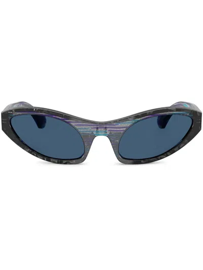 Alain Mikli Oval-frame Sunglasses In Purple