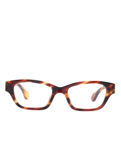 Alain Mikli Rectangle-frame Glasses In Brown