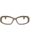 Alain Mikli Rectangle-frame Sunglasses In Green