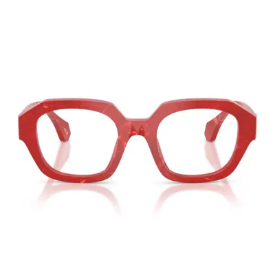 Alain Mikli Red A03510x Acetate Square Sunglasses