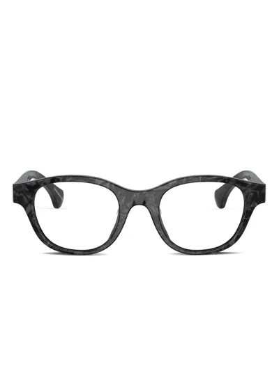 Alain Mikli 圆框眼镜 In Black