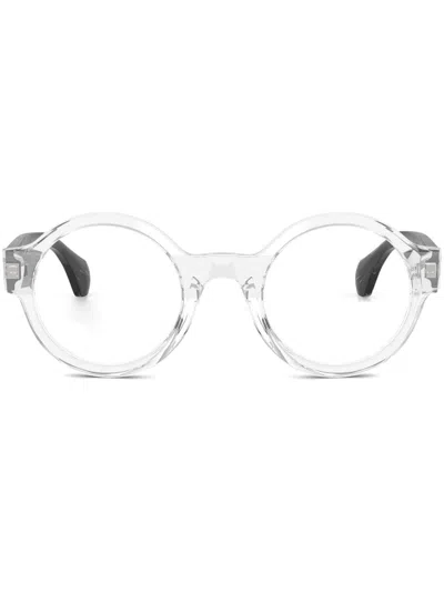 Alain Mikli Round-frame Glasses In White