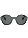 Alain Mikli Round-frame Sunglasses In Black