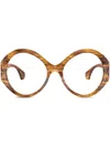 Alain Mikli Round-frame Sunglasses In Brown