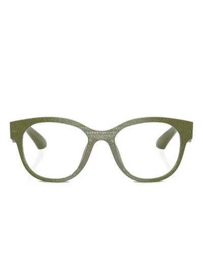 Alain Mikli Round-frame Glasses In Green