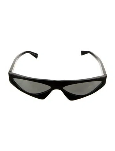 Pre-owned Alain Mikli Shield Tinted Sunglasses In Black