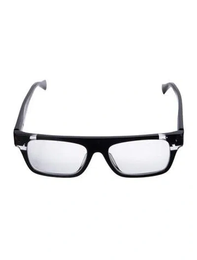 Pre-owned Alain Mikli Square Eyeglasses In Black