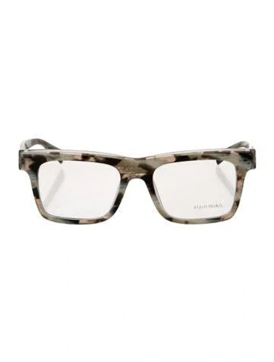 Pre-owned Alain Mikli Square Eyeglasses In Neutrals