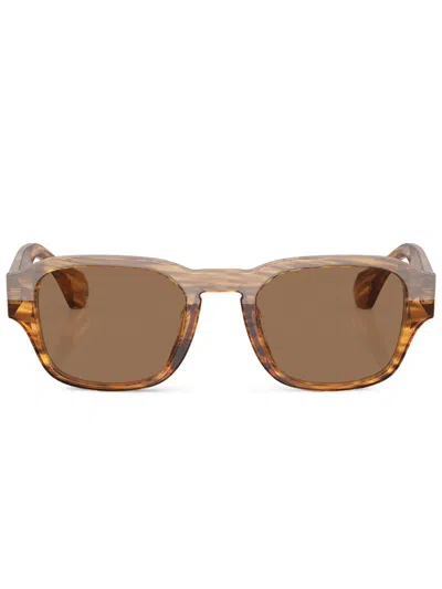 ALAIN MIKLI SQUARE-FRAME SUNGLASSES