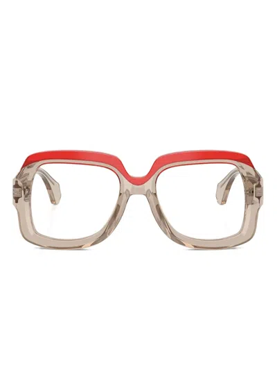 Alain Mikli Square-frame Glasses In Brown
