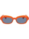 Alain Mikli Sonnenbrille Mit Rundem Gestell In Orange