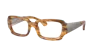 Alain Mikli Unisex Sunglass A05504 In Photo Clear To Brown Quarz