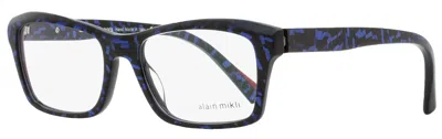 Alain Mikli Unisex Trier Eyeglasses A03095 005 Blue Memphis 54mm In Multi