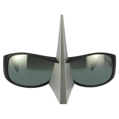 Pre-owned Alain Mikli Vintage 2000s Unisex Acetate Avant-garde Sunglasses Frame In Gray