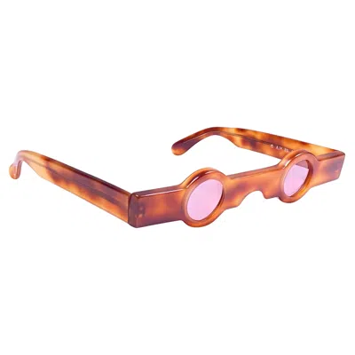 Pre-owned Alain Mikli Vintage Rare  Am89 0155 Tortoise Havana France Sunglasses 1989 In Orange