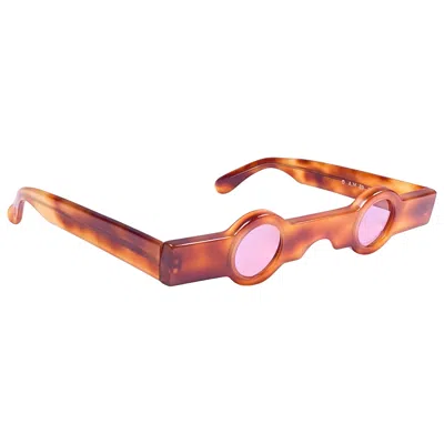 Pre-owned Alain Mikli Vintage Rare  Am89 0155 Tortoise Havana France Sunglasses 1989 In Orange