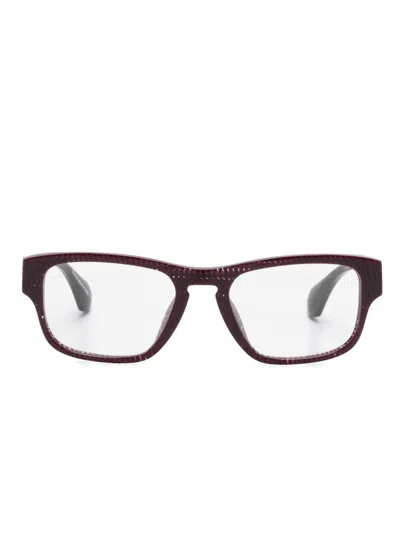 Alain Mikli Wayfarer-lenses Glasses In Brown