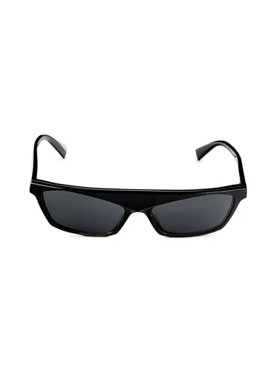 Alain Mikli Women's 58mm Rectangle Sunglasses In Black