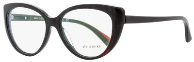 Alain Mikli Women's Eyeglasses A03084 002 Black/burgundy 55mm