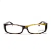 Alain Mikli Yellow A0714 Acetate Rectangular Glasses In Multi