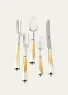 Alain Saint-joanis Julia 5-piece Flatware Set In Light Horn Style