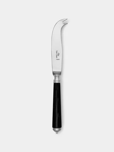 Alain Saint-joanis Marbella Ebony Small Cheese Knife  Abask Luxury Gift In Black