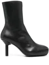 Alainpaul Black Pina Ankle Boots In Black