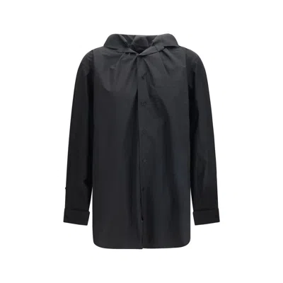 Alainpaul Black Cotton Women's Shirt