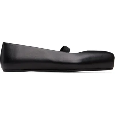 Alainpaul Black Pina Loafers In Black Leather