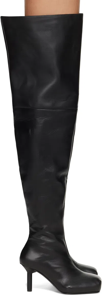 Alainpaul Black Pina Tall Boots