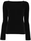 Alainpaul Boat-neck T-shirt In Black