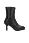 Alainpaul Black Pina Ankle Boots In Black