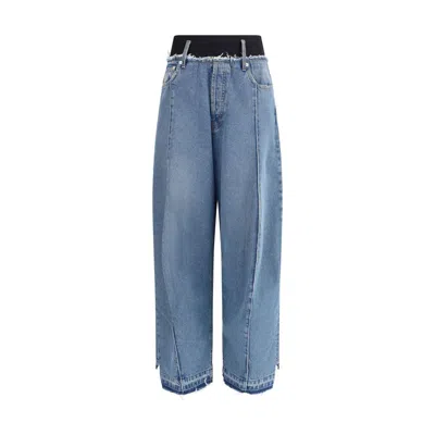 ALAINPAUL ELASTIC WAIST JEANS