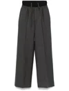 ALAINPAUL ELASTICATED-WAIST TROUSERS