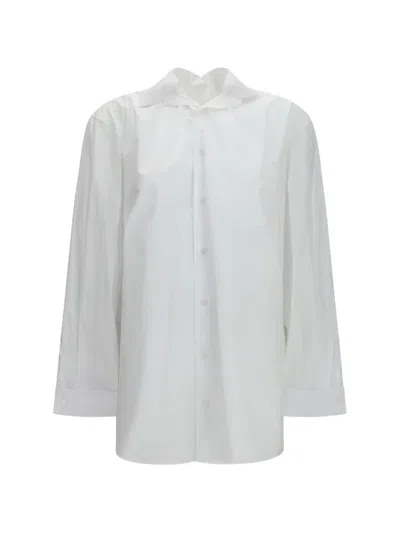 ALAINPAUL ELASTICATED-COLLAR SHIRT