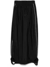 Alainpaul Fuseau Maxi Skirt In Black
