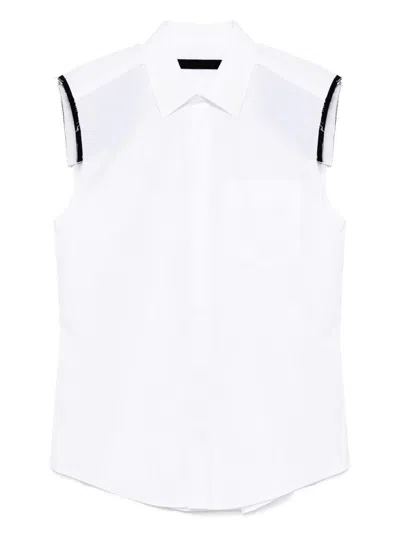 Alainpaul Layered Shirt In White