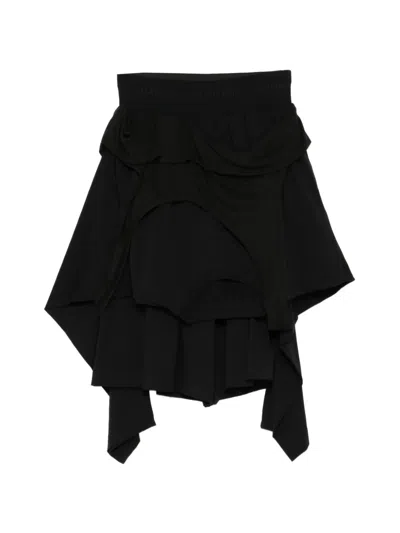 Alainpaul Layered Shorts In Black
