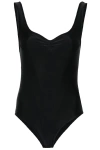 Alainpaul Black Justaucorps Bodysuit In Black