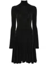 Alainpaul Black Justaucorps Turtleneck In Black